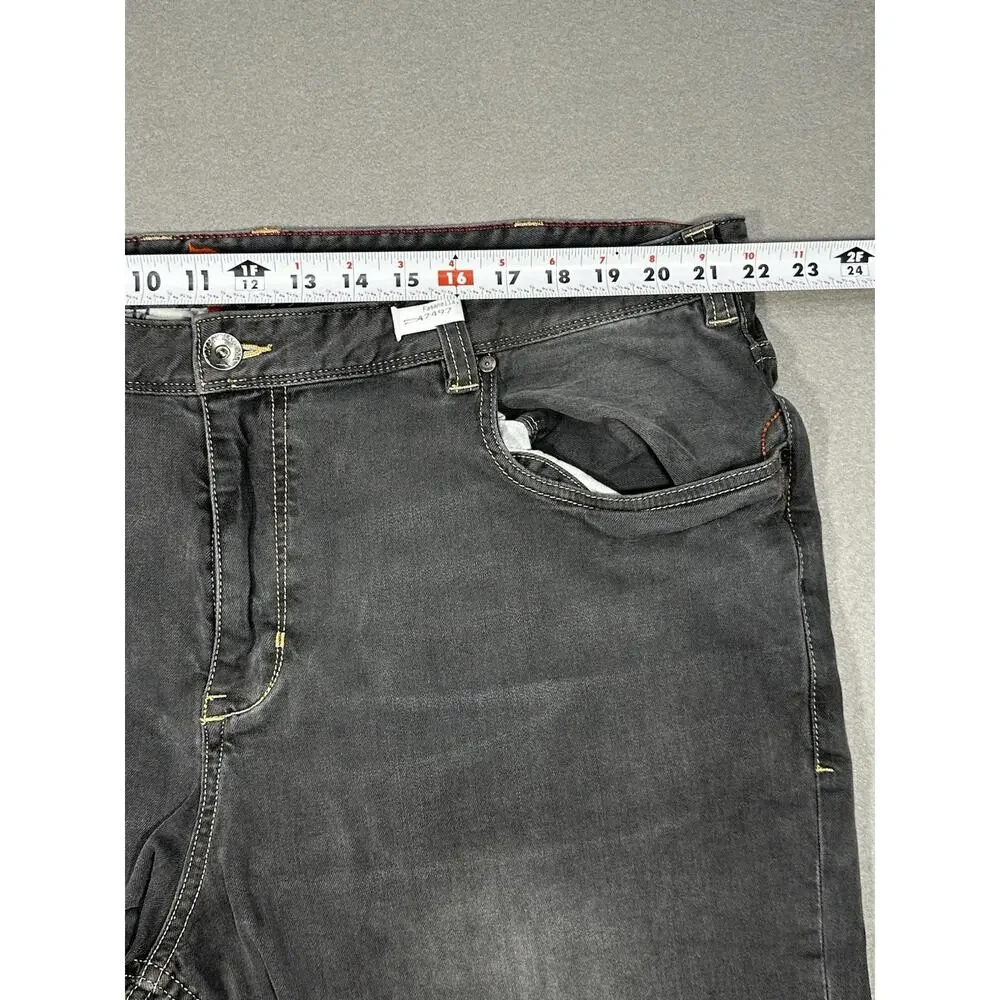 Tommy Bahama Straight Jeans Men’s 44x30 Dark Wash Denim Gray